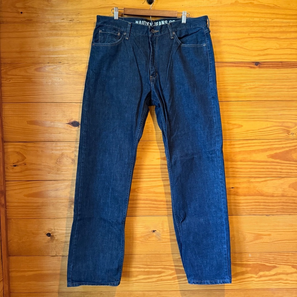 Nautica Jeans Co. Men’s Relaxed Fit Straight Leg Denim Jeans 36x34